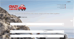 Desktop Screenshot of crazycarhire.com.au